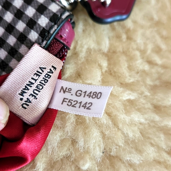 NWOT Coach Plaid Wristlet - Picture 8 of 9